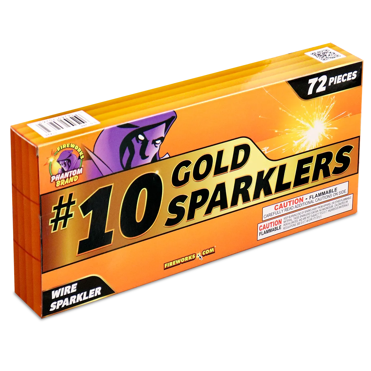 #10 Gold Sparkler - 6 pieces in each box