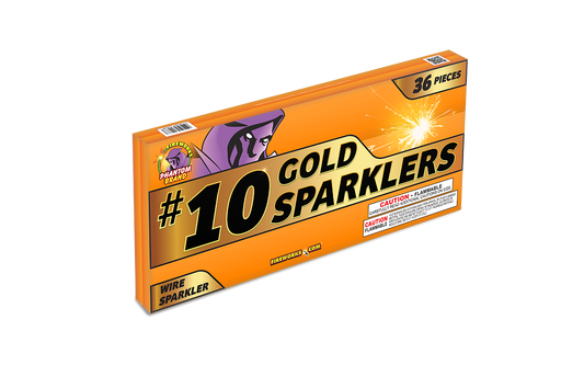 #10 Gold Sparklers