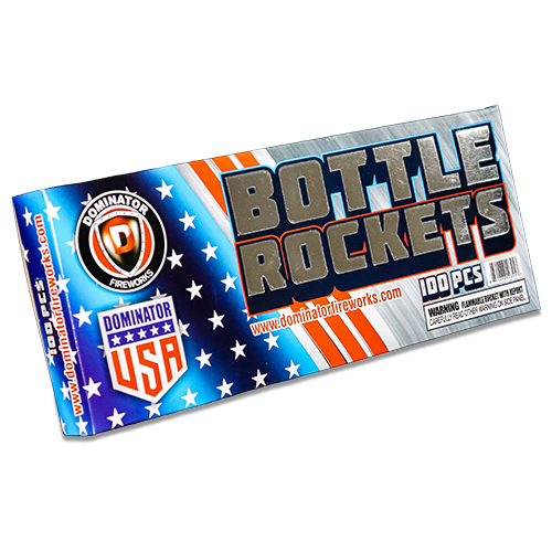 100 Packs Bottle Rockets