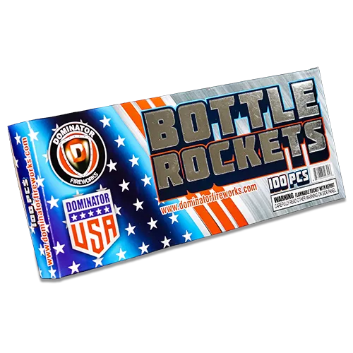 100 Packs Bottle Rockets