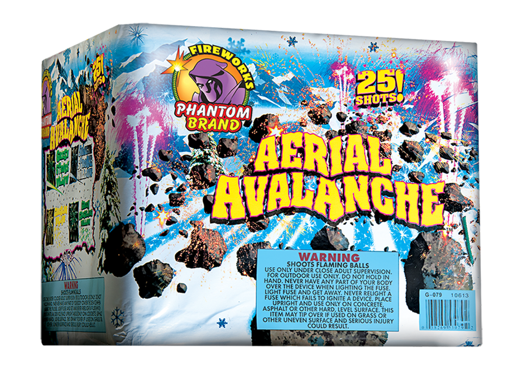 Aerial Avalanche, 25 Shot