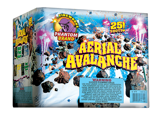 Aerial Avalanche, 25 Shot