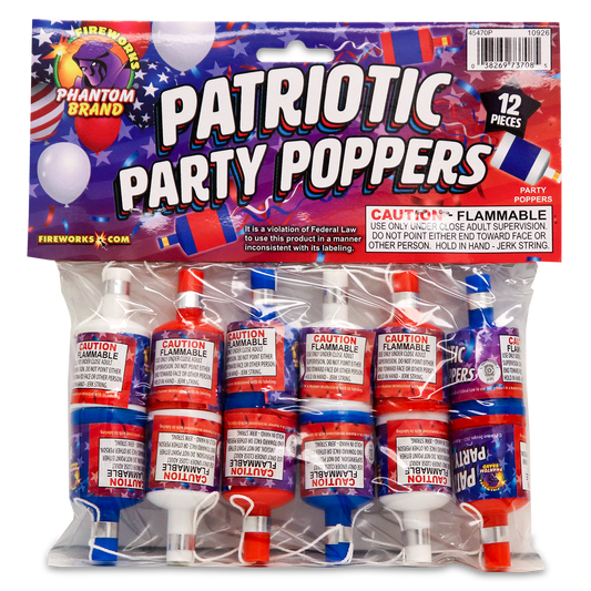 RWB PARTY POPPER BAG