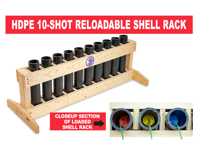 10 Shot Reloadable Mortar Rack