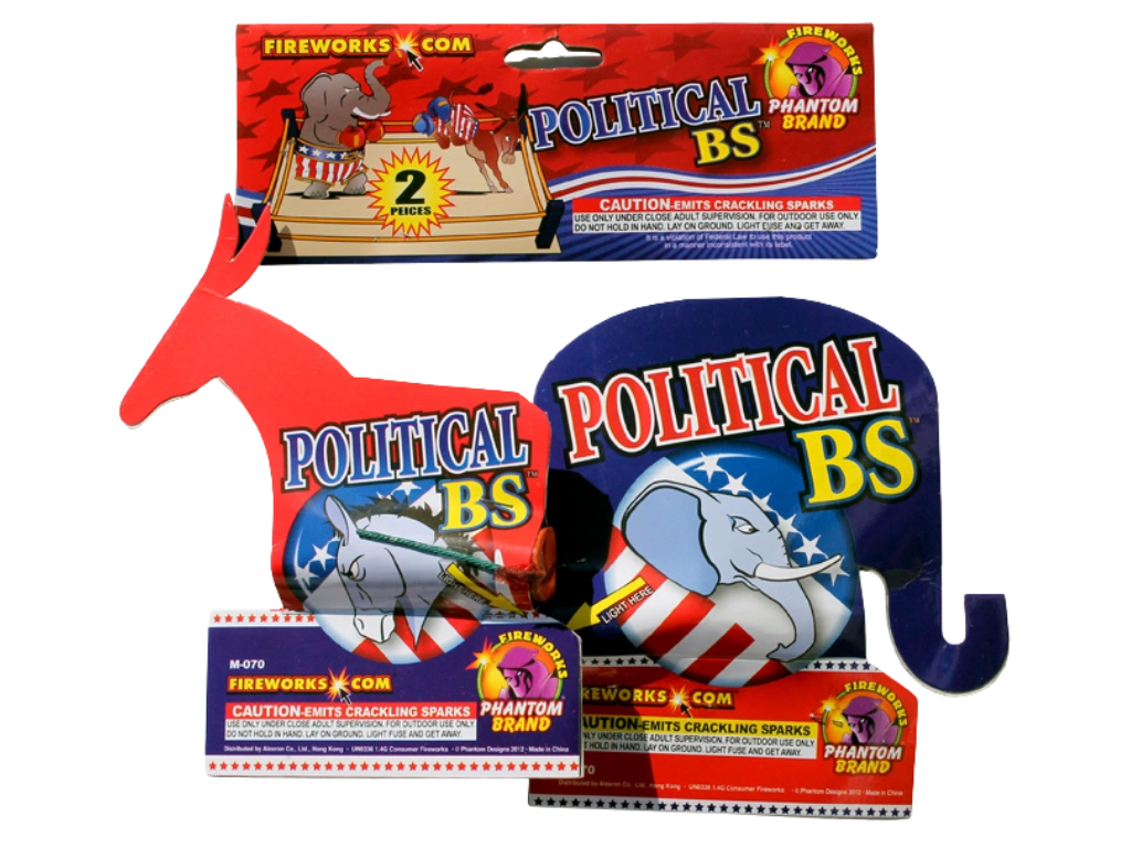 POLITICAL BS 2 PC BAG 108-2