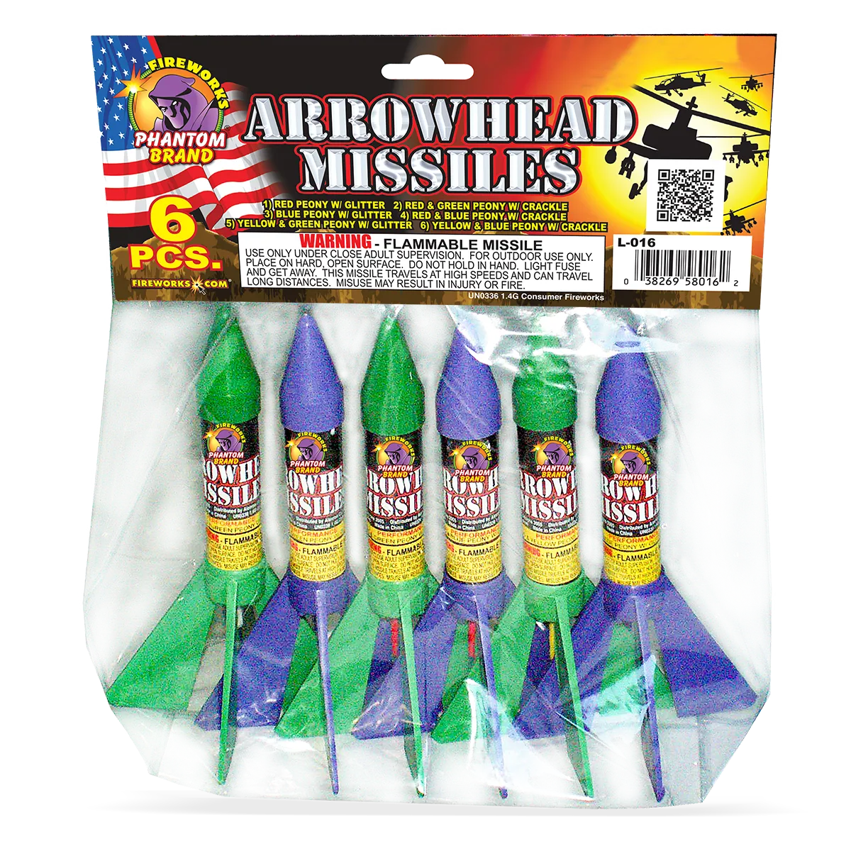 Arrowhead Missile Pack, 6 pc