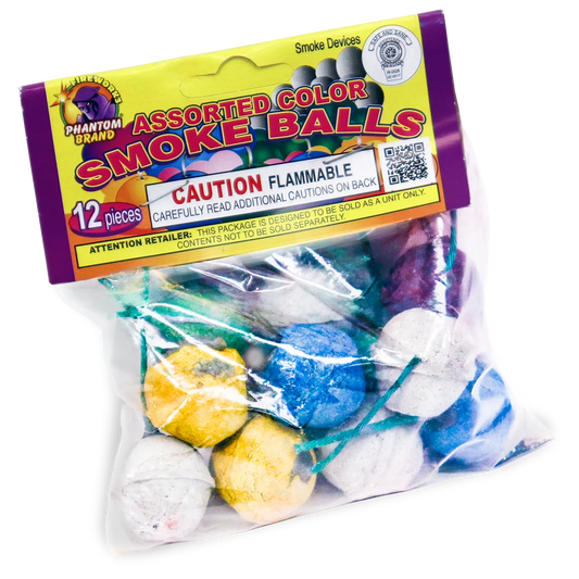 Color Smoke Ball - 12 pieces