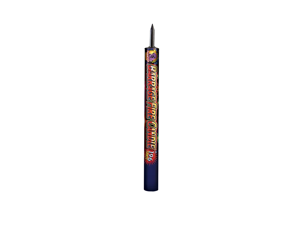 Barrage Fire Candle, 196 shots
