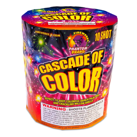 Cascade Of Color, 10 Shot