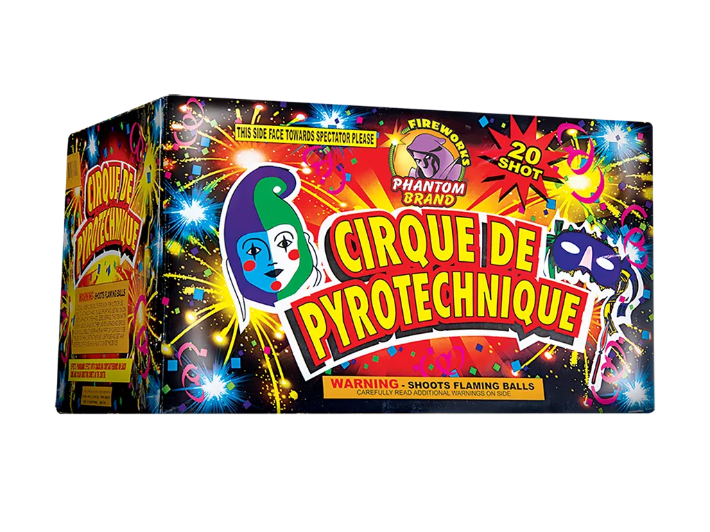 Cirque De Pyrotechnique, 20 Shot