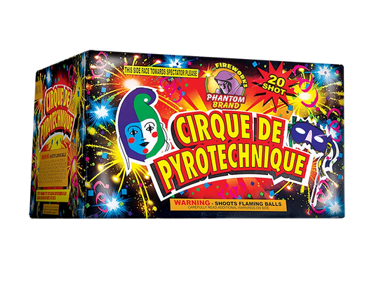 Cirque De Pyrotechnique, 20 Shot