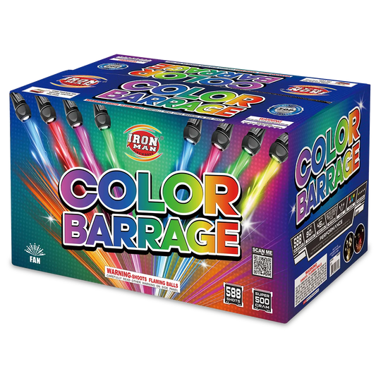 Color Barrage, 588 Shot