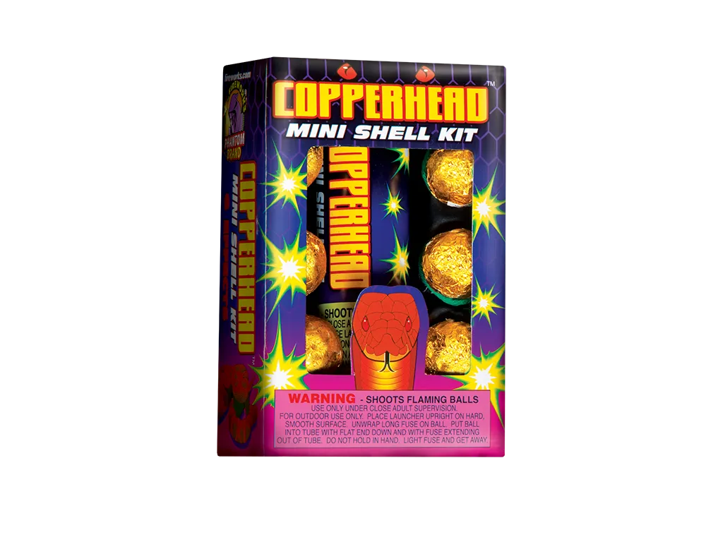 Copperhead Mini-Shell Kit, 6 shells