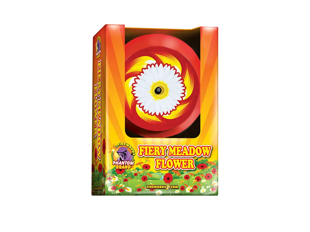 Fiery Meadow Flower Fountain