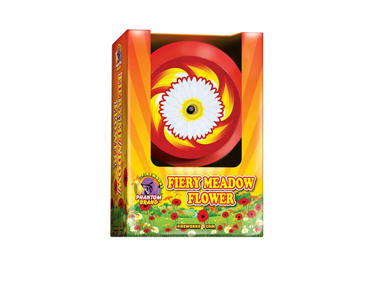 Fiery Meadow Flower Fountain