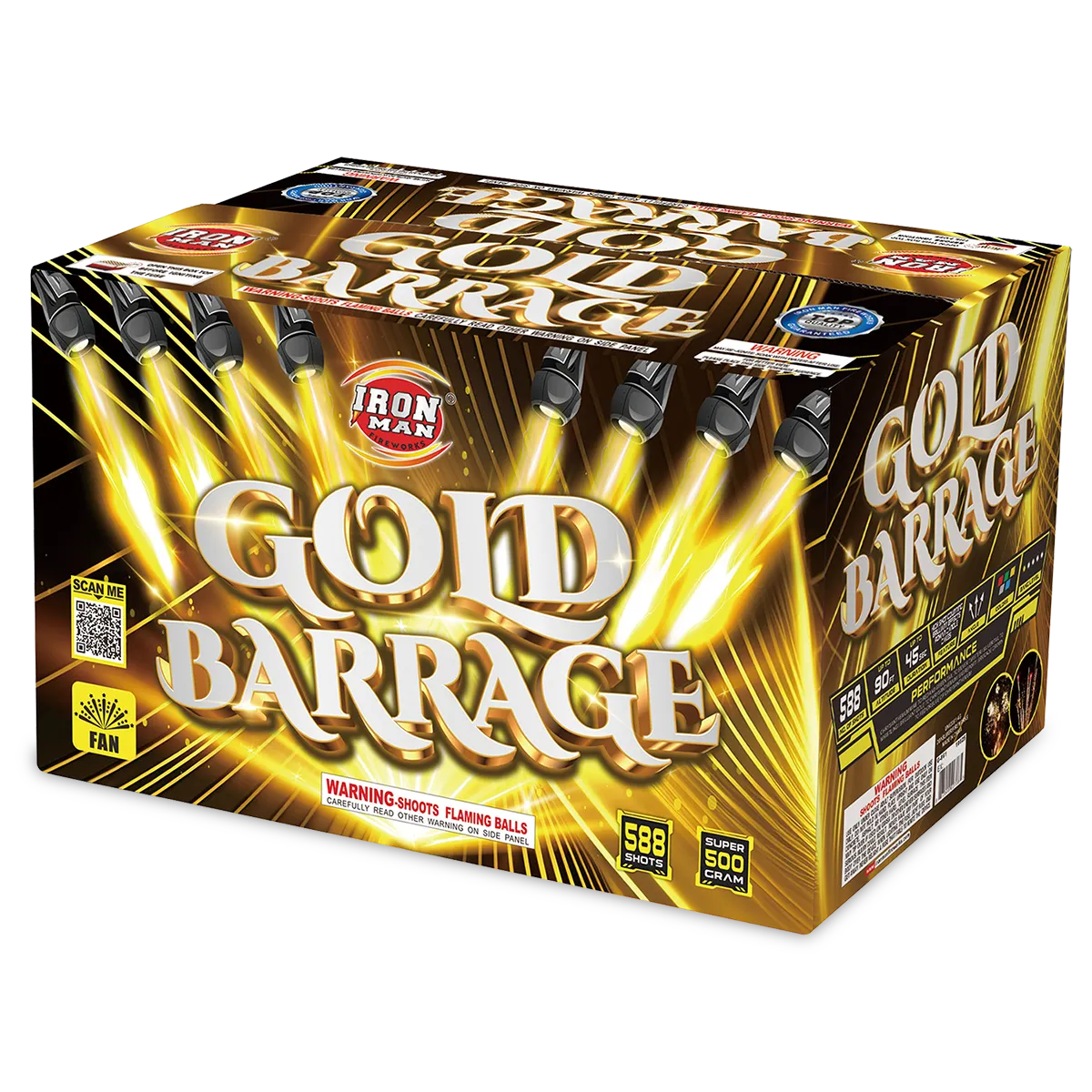 Gold Barrage, 588 Shot