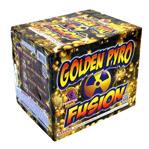Golden Pyro-Fusion, 18 Shot