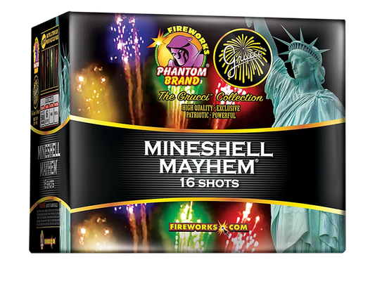 Grucci Mineshell Mayhem, 16 Shot