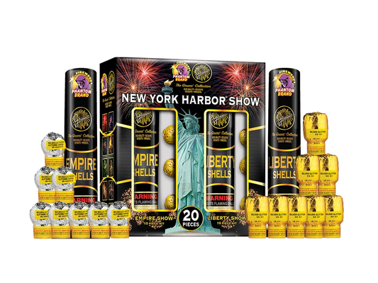 Grucci New York Harbor Show, 20 shell kit
