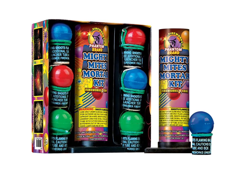 Mighty Mites Mortar Kit, 6 pack