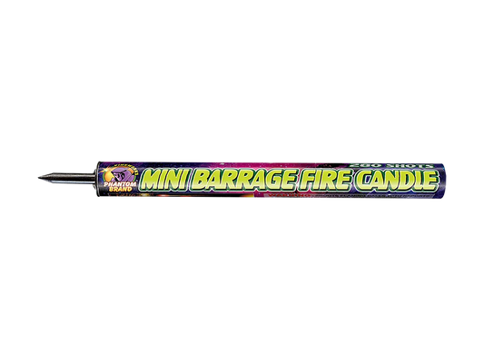 Mini Barrage Candle, 280 shots