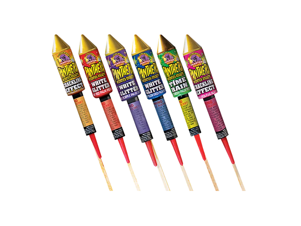Panthera Assortment Rockets, 6 pieces