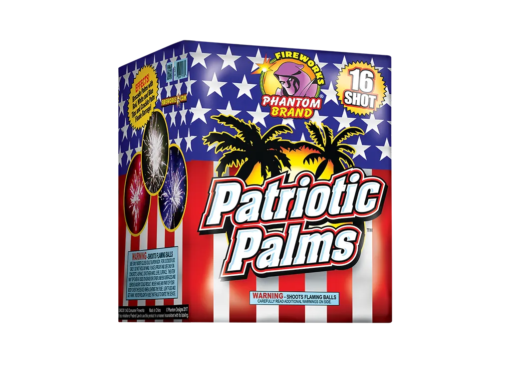 Patriotic Palms, 16 Shot