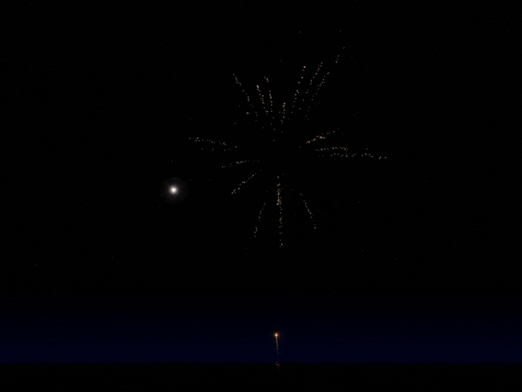 Patriotic Palms, 16 Shot