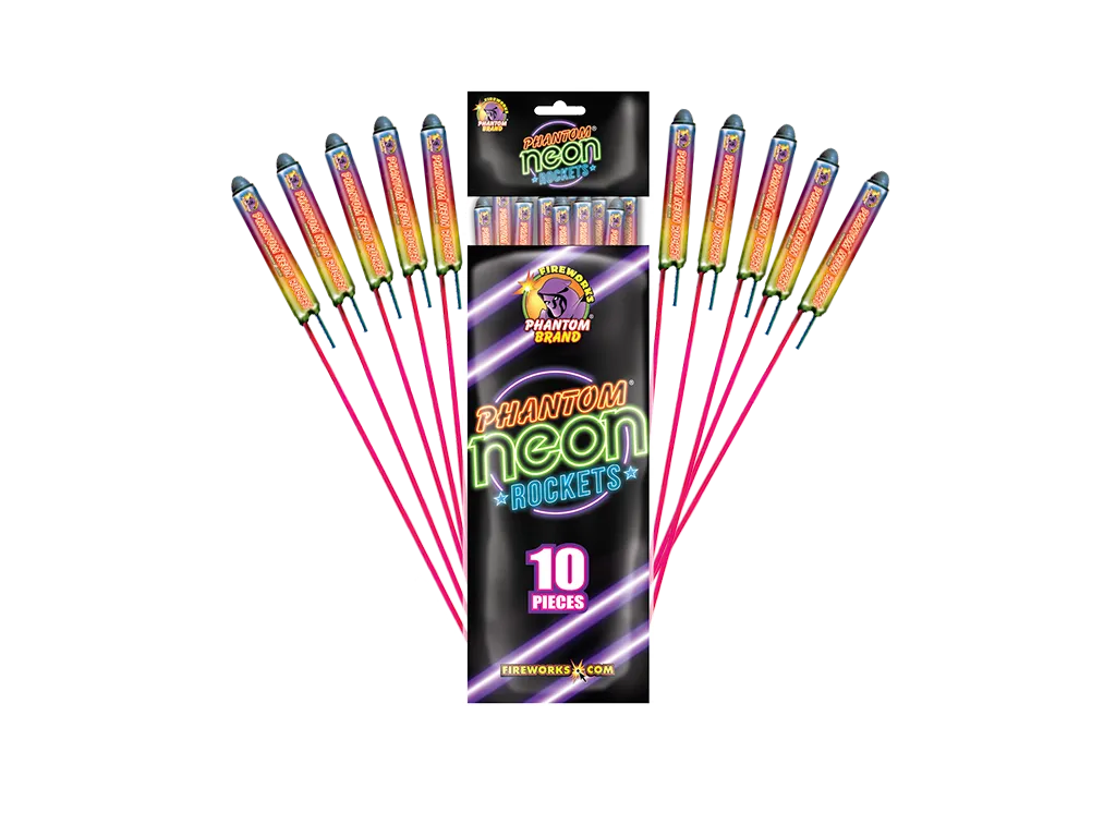 Phantom Neon Rocket, 10 pieces