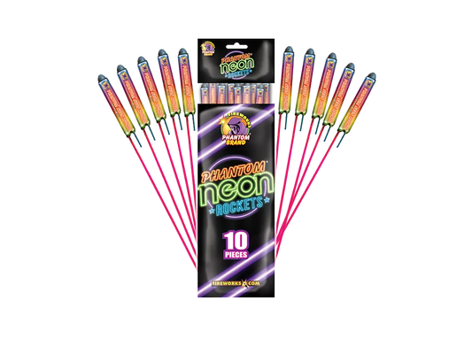 Phantom Neon Rocket, 10 pieces
