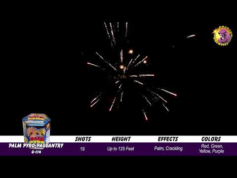 Preview video of Palm Pyro Pageantry, 19 Shot