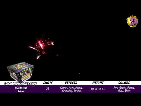 Preview video of Palm Pyro Pageantry Premier, 25 Shot