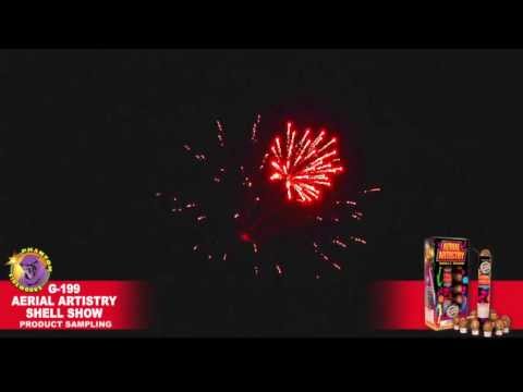 Preview video of Aerial Artistry Shell Show, 12 shells