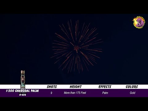 Preview video of Grucci #500 Charcoal Palm