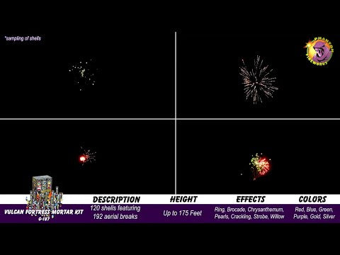 Preview video of Vulcan Fortress Mortar Kit 120 shots