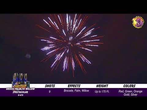 Preview video of Grucci Palm To Willow Spectacular, 9 Shot