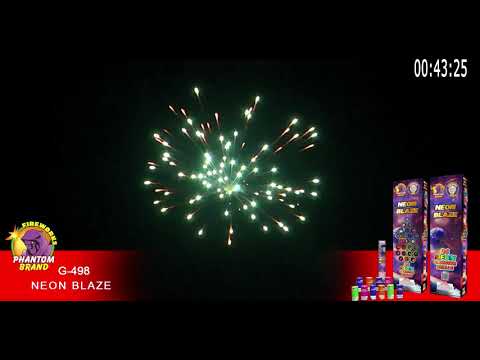 Preview video of Neon Blaze Canister Shells, 24 Canister Shells