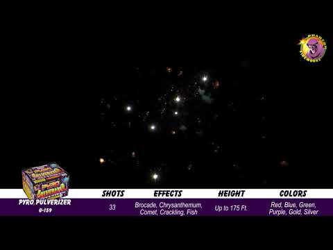 Preview video of Pyrotechnic Pulverizer, 33 Shot