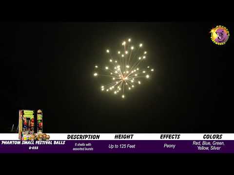 Preview video of Phantom Small Festival Ball, 6 pieces
