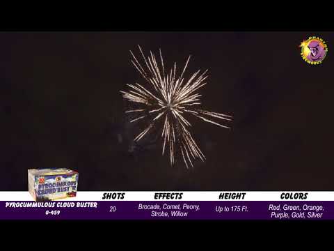 Preview video of Pyrocumulous Cloudbuster, 20 Shot