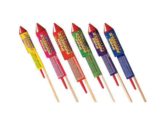 Pyro Pinnacle Rockets, 6 rockets