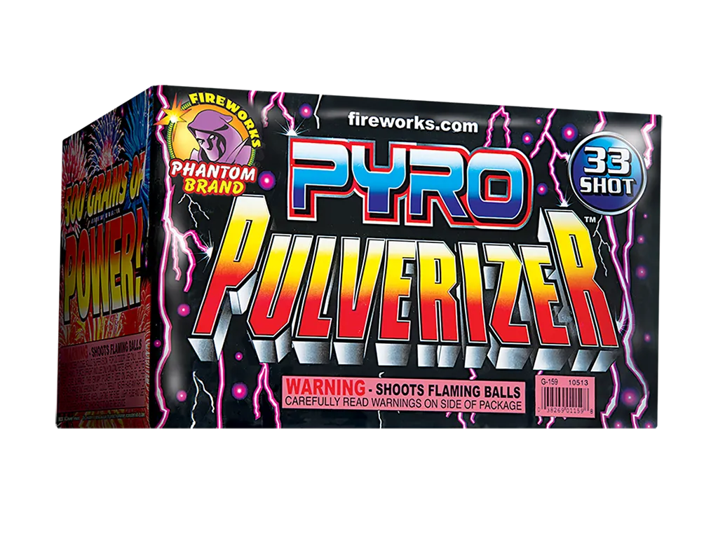 Pyrotechnic Pulverizer, 33 Shot