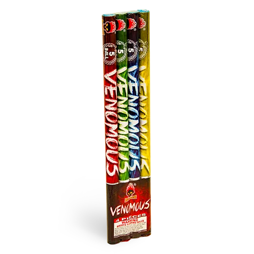 Venomous Neon 5 Ball Candle