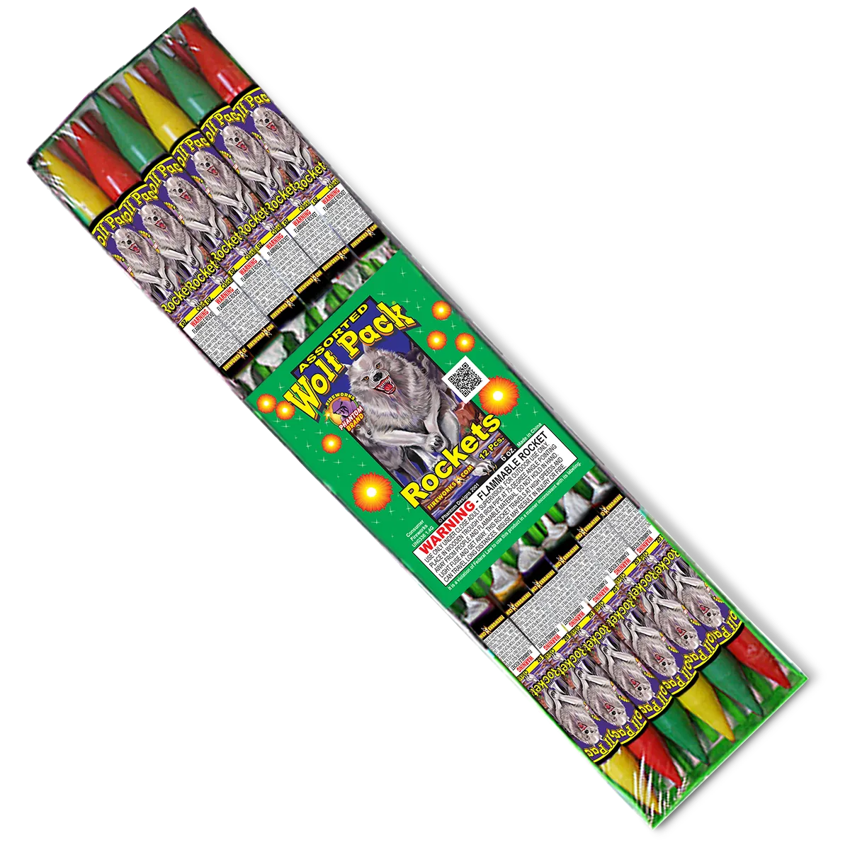 6 Oz Wolf Pack Rockets, 12 pc