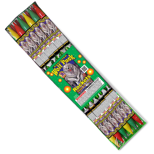 6 Oz Wolf Pack Rockets, 12 pc