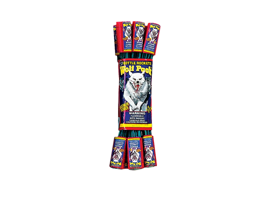 Wolf Pack Bottle Rockets, 144 pc