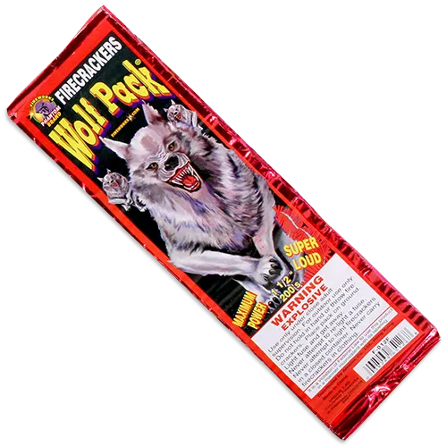Wolf Pack Firecrackers, 200 Count Strip